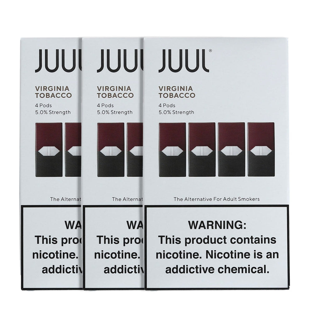 JUUL Pods Combo - 3 Packs of Virginia Tobacco 5%